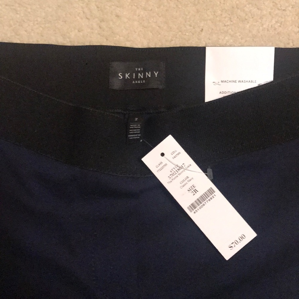 Stretch straight leg pants